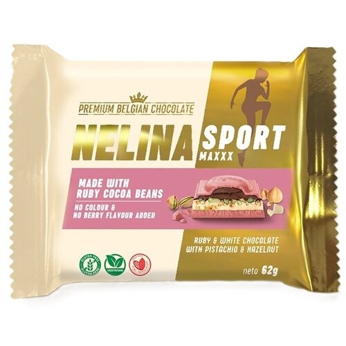 Nelly Mlečna čokolada NELINA sport jagoda 55g Cene
