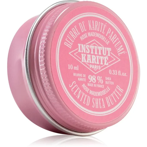 Institut Karité Paris Rose Mademoiselle 98% Scented Shea Butter karitejevo maslo odišavljen 10 ml