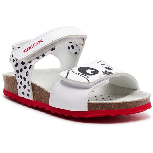 Geox Sandali B Sandal Chalki Girl B452RB 0003W C0404 M White/Black