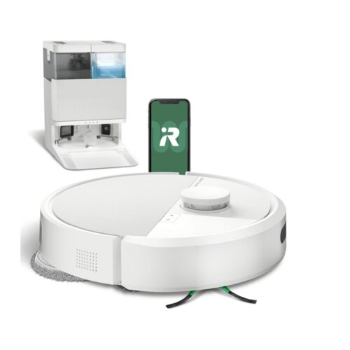 Irobot roomba plus combo 405+AutoWash, robotski usisivač beli Slike