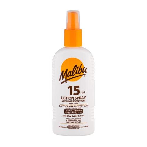 Malibu Lotion Spray Medium Protection zaščitno pršilo SPF 15 200 ml Cene