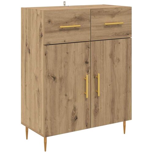  Highboard Umjetnički hrast 69,5 x 34 x 180 cm Konstruirano drvo Slike