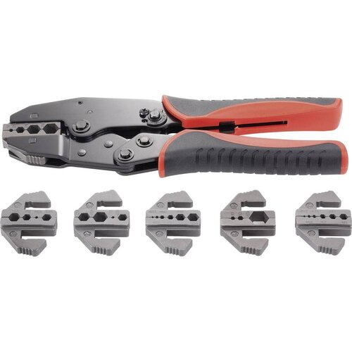 Toolcraft PZ-505 818645 kliješta za krimpanje 7-dijelni koaksijalni utični konektor bnc, tnc, optički utikač RG6, RG8, RG11, RG58, RG59, RG62, RG174, RG179, RG213, RG8218 Cene