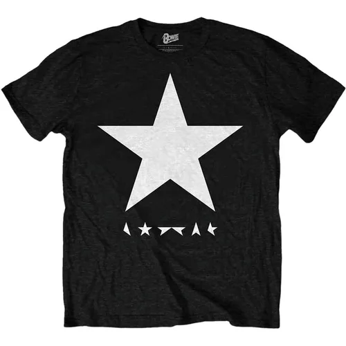 David Bowie Košulja Blackstar (White Star on Black) Unisex Black XL