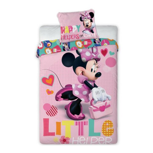 Posteljina za decu Miie Mouse - Little Helper 160x200+70x80cm ( 9616 ) Cene
