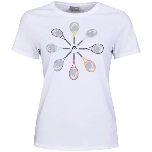 Head Dámské tričko Vision Racquet White S