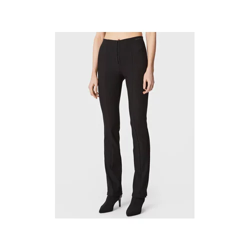 Calvin Klein Jeans Hlače iz tkanine J20J220529 Črna Slim Fit