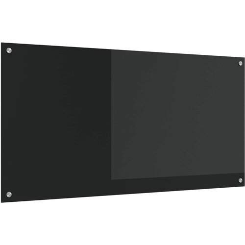  Kuhinjski zid Crna 120 x 60 cm Staklo otporno na udarce Cijene