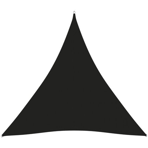 vidaXL Senčno jadro oksford blago trikotno 4,5x4,5x4,5 m črno, (20609349) Cene