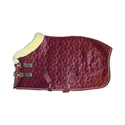 Kentucky Horsewear Turnirsko pregrinjalo "Velvet", bordo - 140 cm