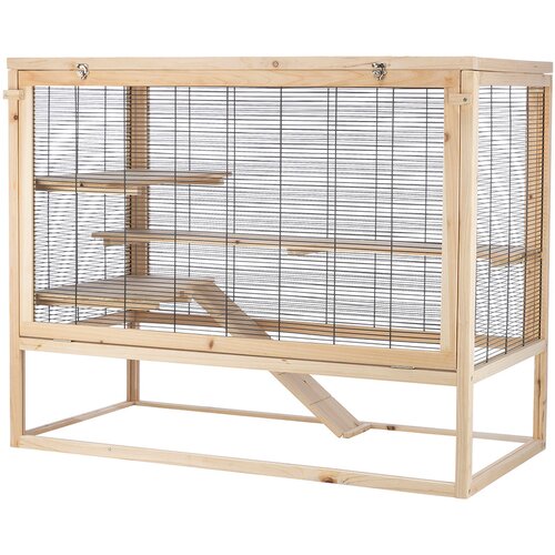 Trixie vi&amp;scaron;ekatni kavez za glodavce i mi&amp;scaron;eve - oko D 100 x &amp;Scaron; 50 x V 80 cm Slike