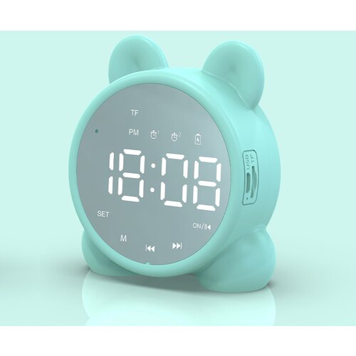 Generic Zvočnik, združljiv s tehnologijo Bluetooth, LCD, digitalni zaslon, budilka, časovnik za spanje, otroška budilka ob postelji, (21125793) Cene