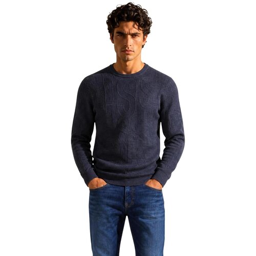 Guess Puloverji NESTOR CN ALLOVER LO M6BR23 Z1373 Črna Slike