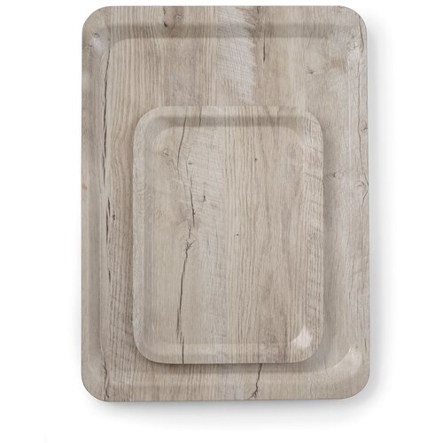 Amer Box tacna za posluživanje s uzorkom drveta od melamina, svetlo drvo, 240x340mm Cene