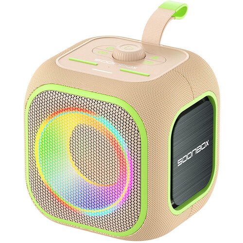SOONBOX Prijenosni bluetooth zvučnik FM radio S3000MINI bež khaki Cijene
