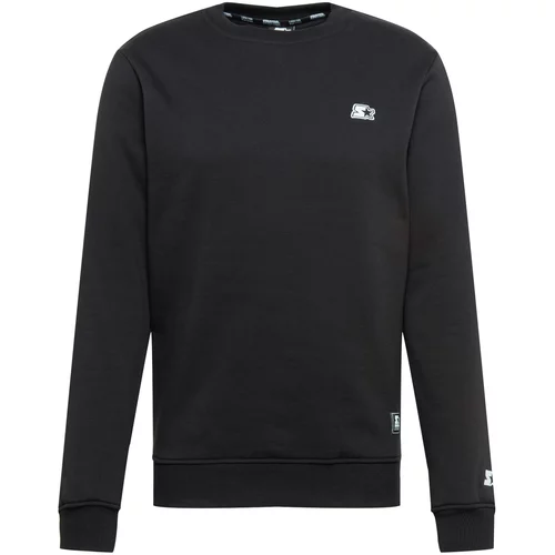Starter Black Label Sweater majica 'Essential' crna / bijela
