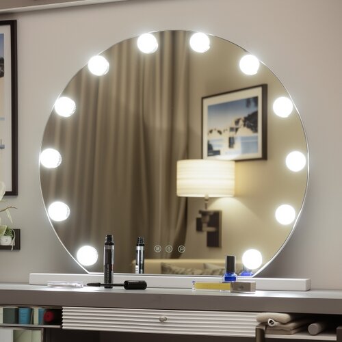  Brilagi - LED prigu&amp;scaron;iva make-up ogledalo HOLLYWOOD LED/12W/230V 3000/4000/6500K Slike