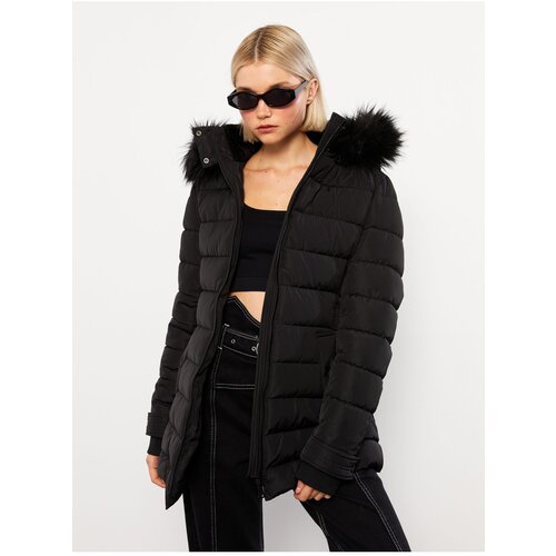 LC Waikiki Women&amp;#039;s Hooded Plain Puffer Coat Slike