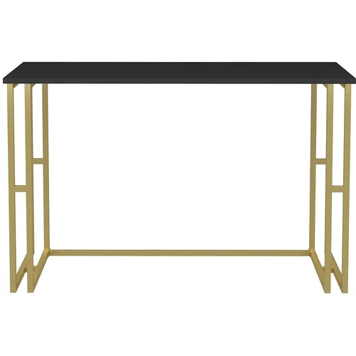 Hanah home Kane - Gold, Anthracite pisalna miza, (20866983)