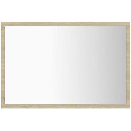  LED kupaonsko ogledalo boja hrasta sonome 60x8,5x37 cm akrilno Slike