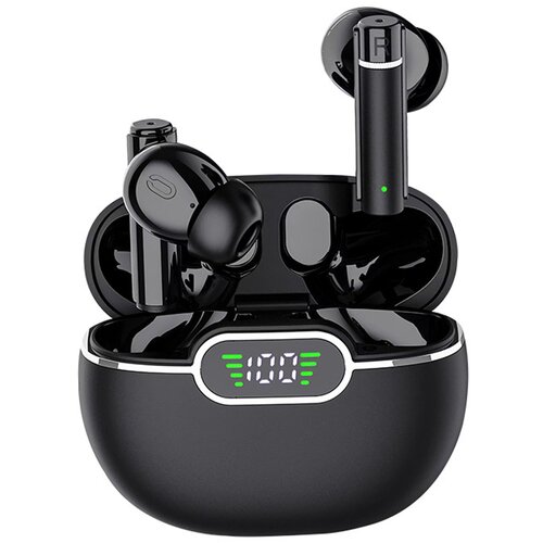 Venisymlis Slušalke Bluetooth 5.3, LED zaslon, vodotesne športne slušalke IPX5, (22102582) Cene