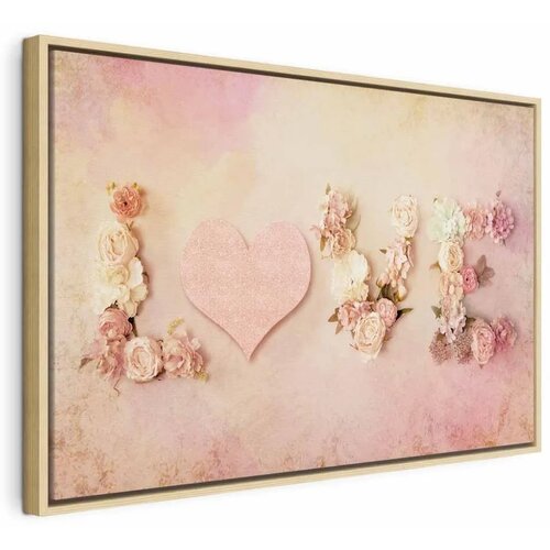  Slika - Time for Love (1 Part) Wide 120x80 U prirodnom drvenom okviru Cene