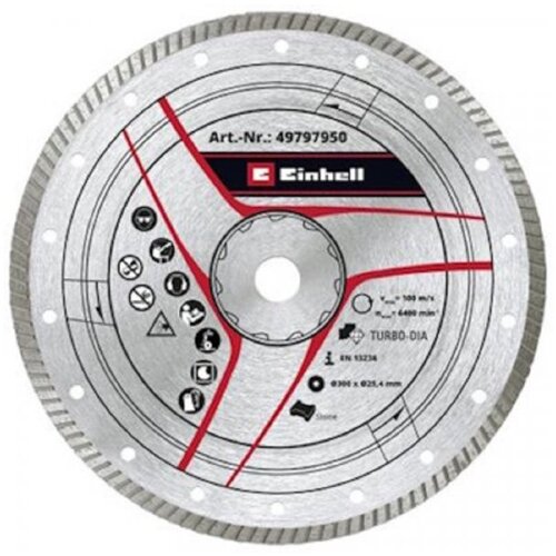 Einhell KWB dijamantna rezna ploča 300x25.4mm Turbo 49797950 Cene