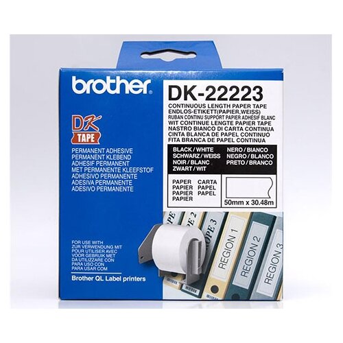 Brother DK-22223 Kontinuirana traka 50mm x 30.48m Slike