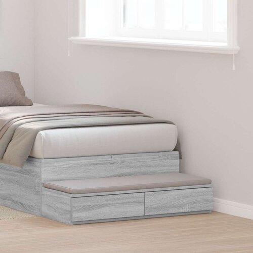  Ladice za krevet Siva Sonoma 75x36 5x16 5 cm Odabrano drvo Cijene