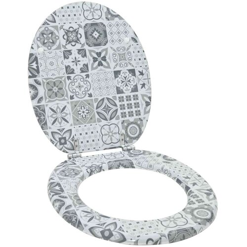  WC daska Siva 43 8 x 37 8 cm MDF ploča - 1 Porculan Ne Cijene