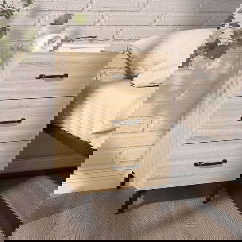  Noćni ormarić boja hrasta sonome 40x40x66 cm konstruirano drvo Cene