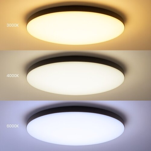  LED prigu&amp;scaron;iva stropna lampa SIENA LED/80W/230V 3000-6000K prečnik 75cm crna+DO Slike