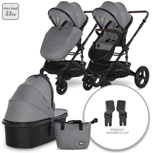 Lorelli kolica za bebe Boston Dolphin Grey 2u1, 0m+ Cene