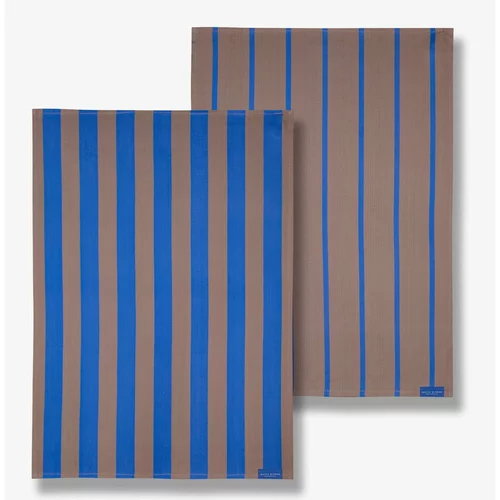 Mette Ditmer Denmark Bombažne brisače v kompletu 2 kosov 50x70 cm Stripes -