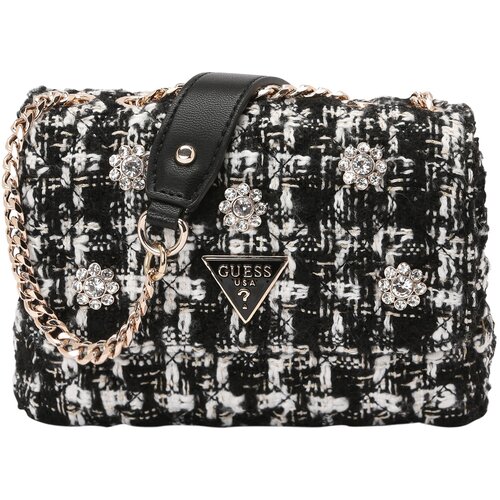 Guess Torba preko ramena 'Everlee' crna / bijela Cijene