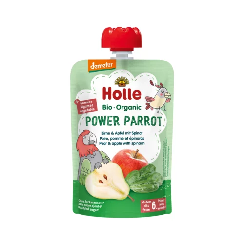 Holle Sadni pire "Power Parrot - s hruško, jabolkom in špinačo"