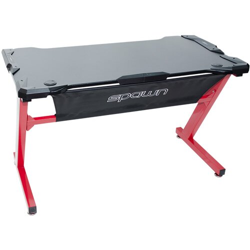 Spawn gaming miza HORZ 2 GAMING DESK - črno rdeče barve Slike