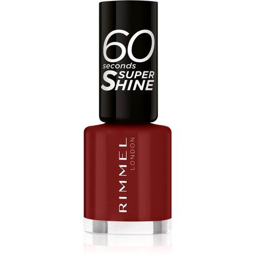 Rimmel London 60 Seconds Super Shine hitro sušljiv lak za nohte 8 ml odtenek 320 Rapid Ruby Cene