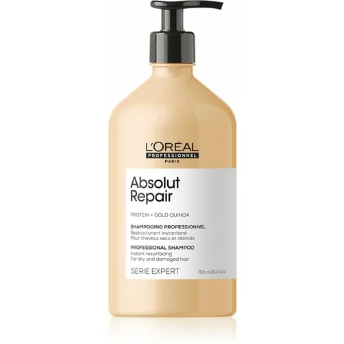 L’Oréal Professionnel Paris Serie Expert Absolut Repair šampon za dubinsku regeneraciju za suhu i oštećenu kosu 750 ml