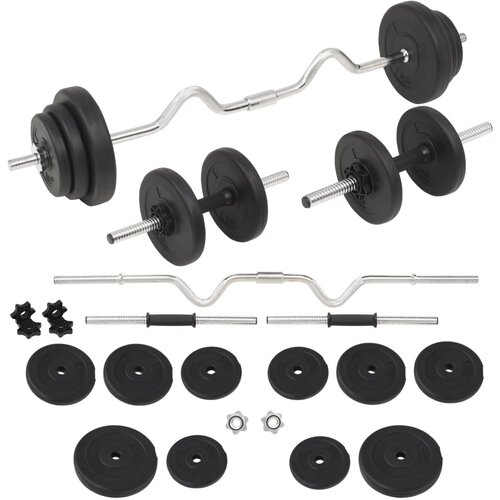 vidaXL Set šipki i utega 30 kg Cijene