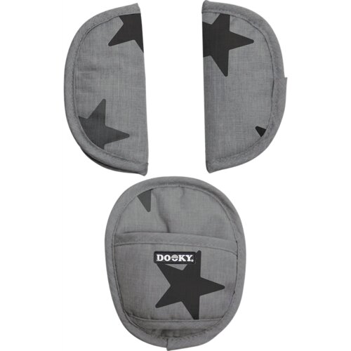 Dooky komplet za&amp;scaron;tita za pojaseve autosjedalice - Grey Stars Slike