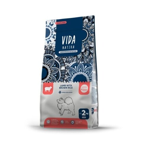 Craftia vida nativa highlands lamb with brown rice puppy medium &amp;amp; large breed - 2 kg Slike