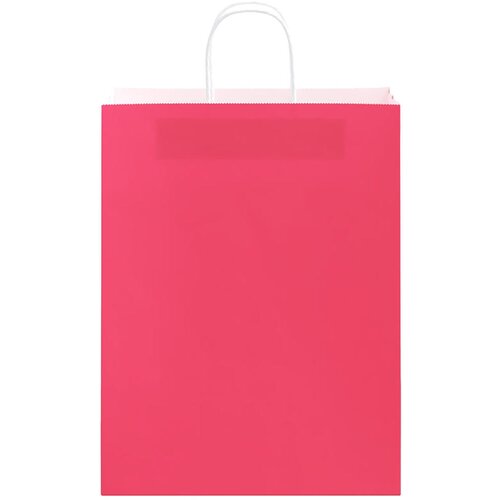  Papirnate vrećice 50 kom s ručkama ružičaste 32x12x42 cm Slike