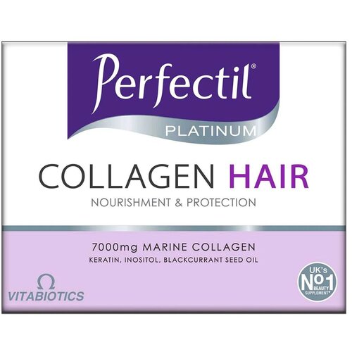 Vitabiotics Perfectil Platinum Collagen Hair, rastvor za oralnu upotrebu, 10 bočica Slike