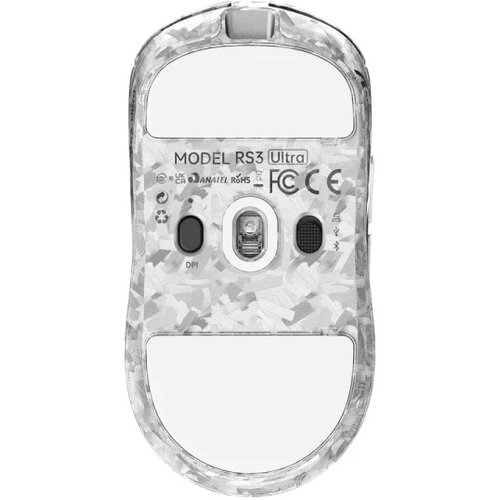 Attack Shark Bežični gaming mi&amp;scaron; RS3Ultra PAW3955MAX/52000 DPI/8KHz/Lightweight/Silver Carbon Slike