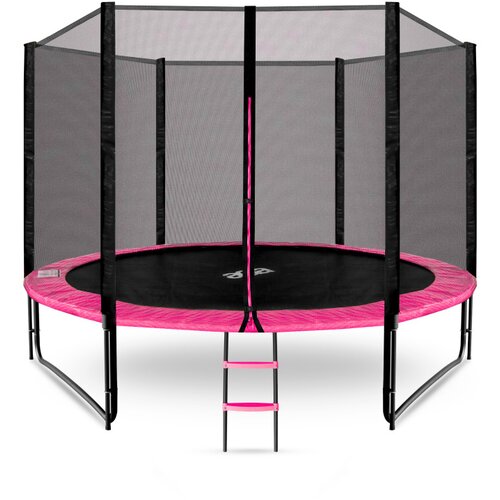 Aga SPORT PRO trampolin 305 cm roza + za&amp;scaron;čitna mreža + lestev, (21110178) Slike