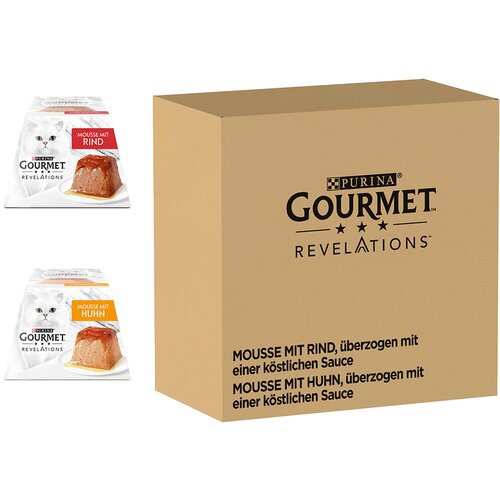 Gourmet Ekonomično pakiranje Revelations Mousse hrana za mačke 48 x 57 g - Govedina i piletina Cijene