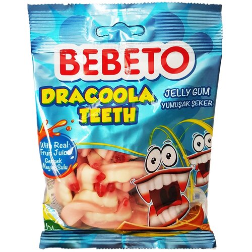 Bebeto gumene bombone dracoola teeth 80g Cene
