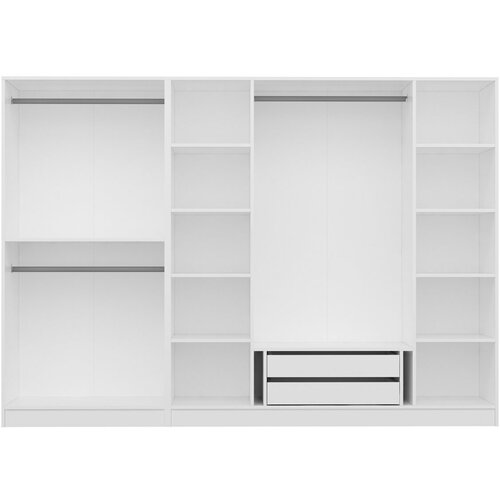 HANAH HOME kale - 3806 white wardrobe Slike