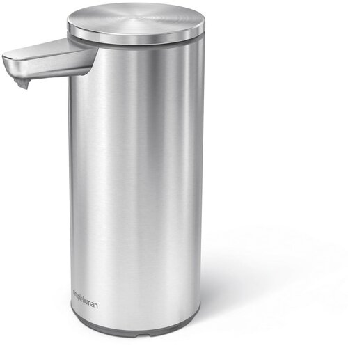 simplehuman Jeklen avtomatski dozirnik za milo v mat srebrni barvi 266 ml – Cene